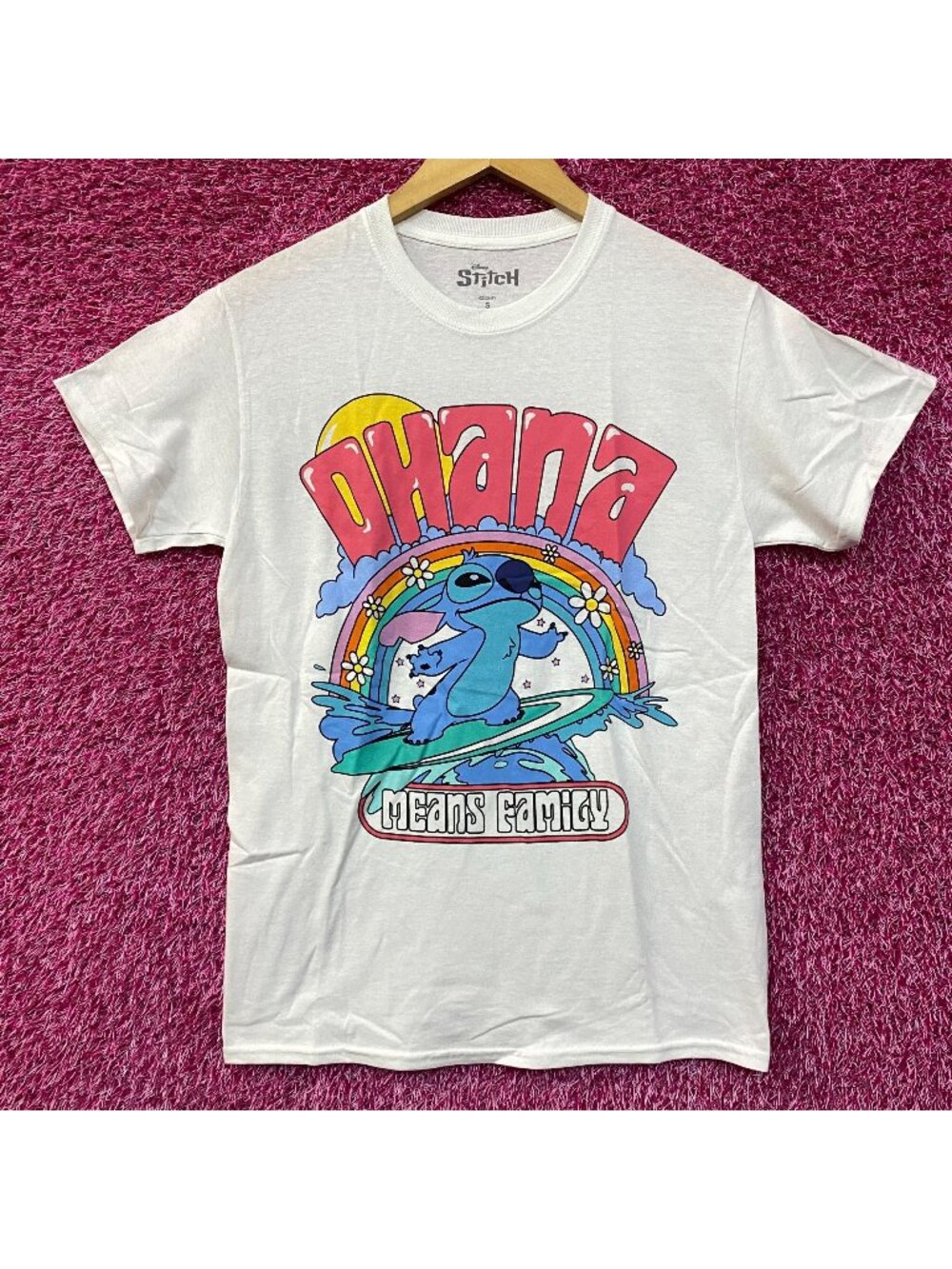 Lilo & Stitch Disney Movie Stitch Ohana Means Family T-Shirt Small